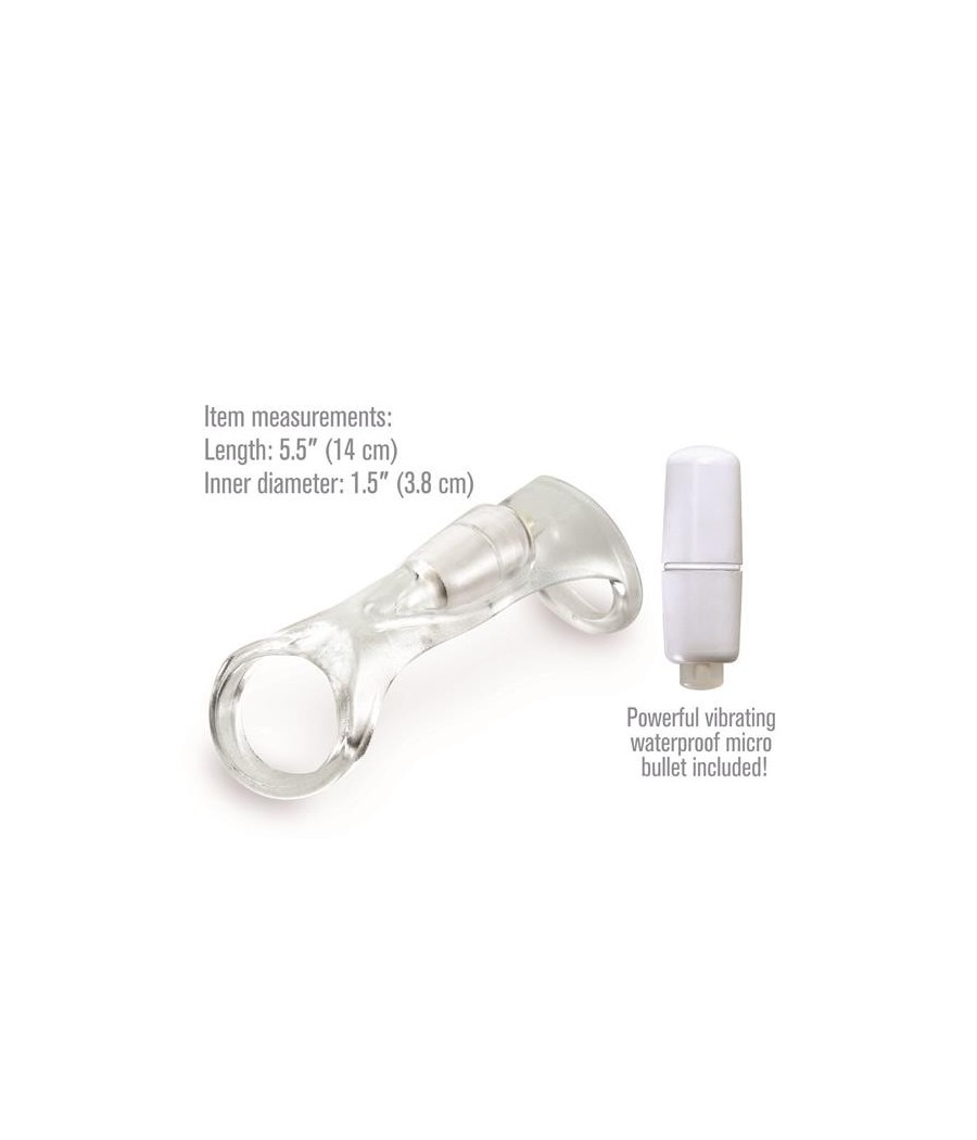Fantasy X-tensions  Vibrating Cock Sling-Clear
