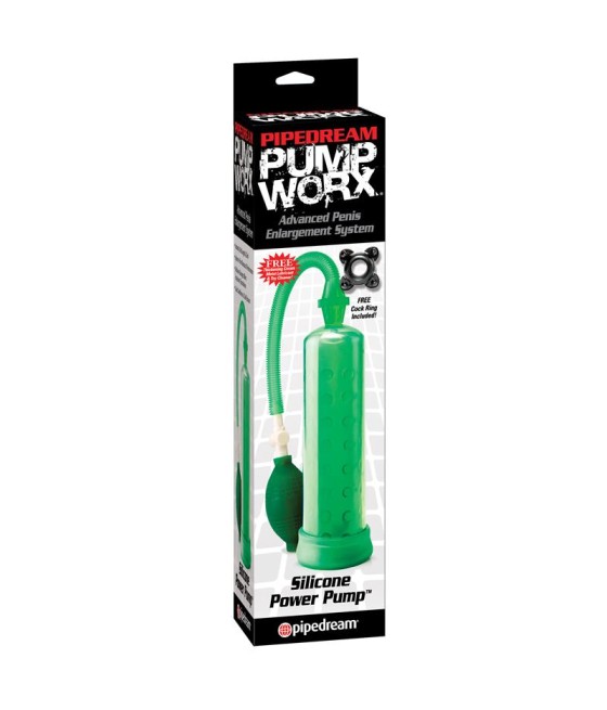 TengoQueProbarlo Pump Worx Succionador de Silicona Color Verde PUMPWORX  Estimulador de Clítoris y Succionador