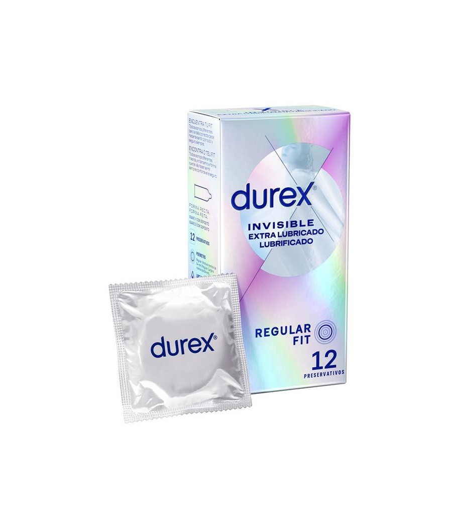 TengoQueProbarlo Preservativos Invisible Extra Lubricaci?n 12ud DUREX  Anticonceptivos y Preservativos Especiales