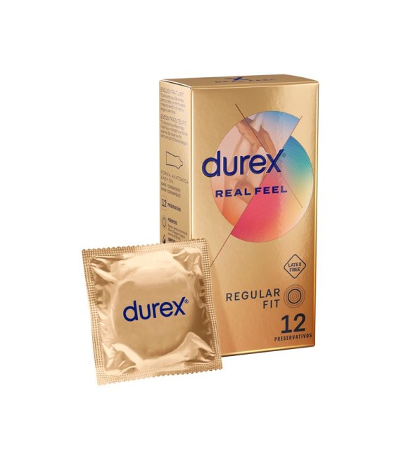 TengoQueProbarlo Preservativos Real Feel 12ud DUREX  Anticonceptivos y Preservativos Especiales