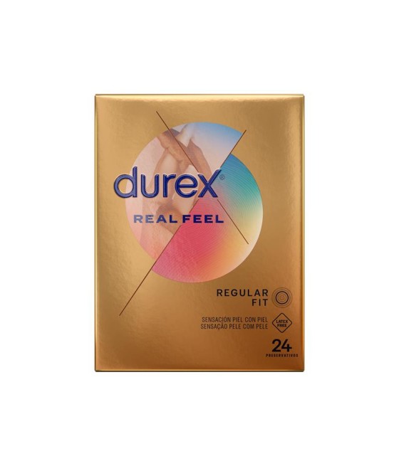 TengoQueProbarlo Preservativos Real Feel 24ud DUREX  Anticonceptivos y Preservativos Especiales
