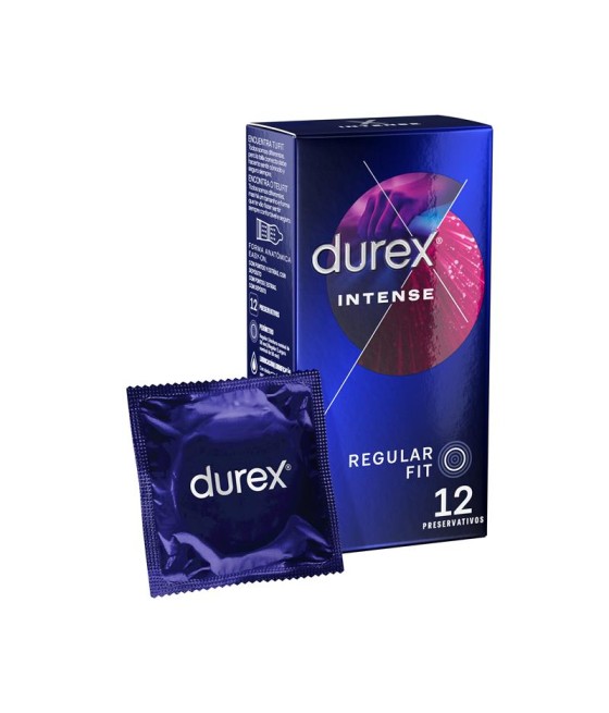 TengoQueProbarlo Preservativos Intense Orgasmic 12ud DUREX  Anticonceptivos y Preservativos Especiales