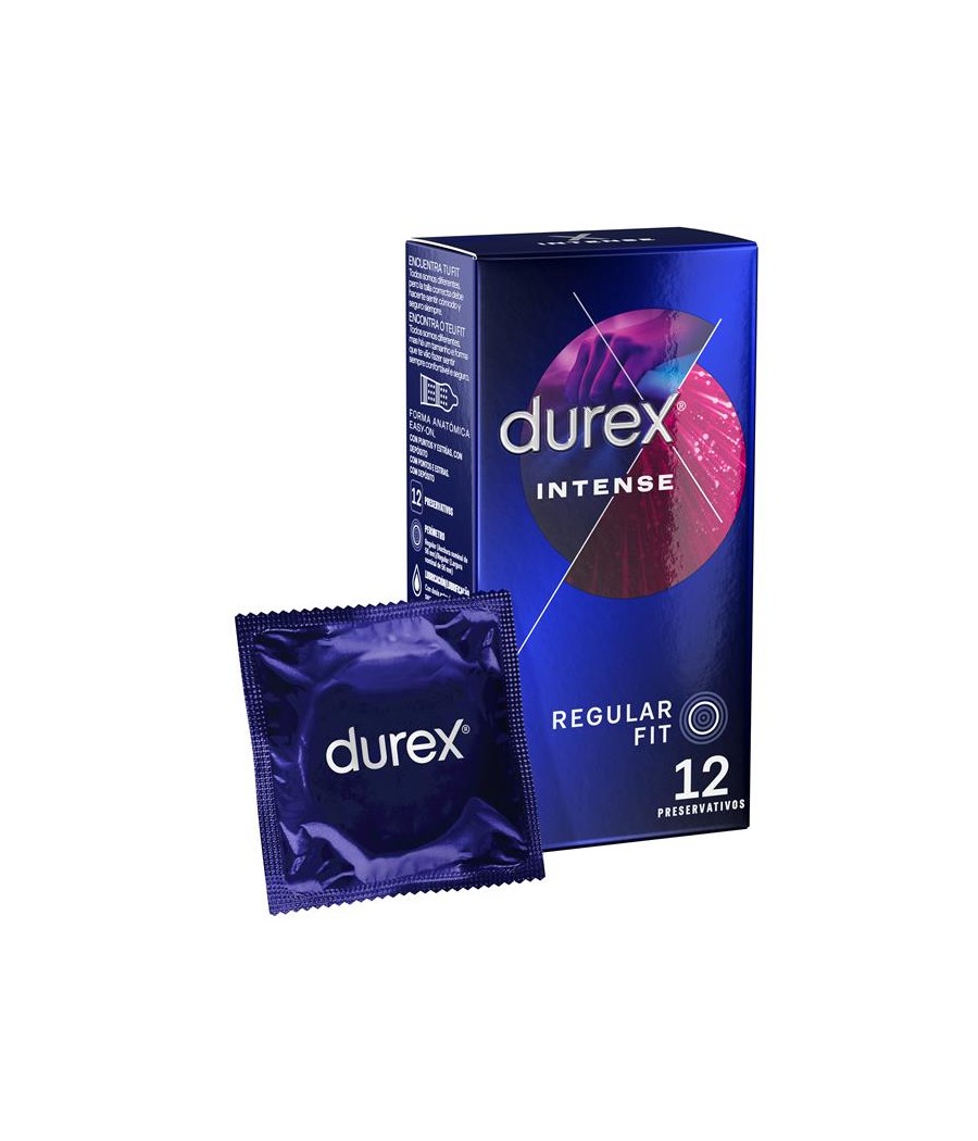 TengoQueProbarlo Preservativos Intense Orgasmic 12ud DUREX  Anticonceptivos y Preservativos Especiales