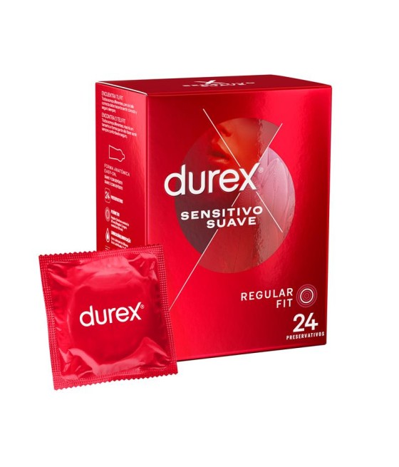 TengoQueProbarlo Preservativos Sensitivo Suave 24 ud DUREX  Anticonceptivos y Preservativos Especiales