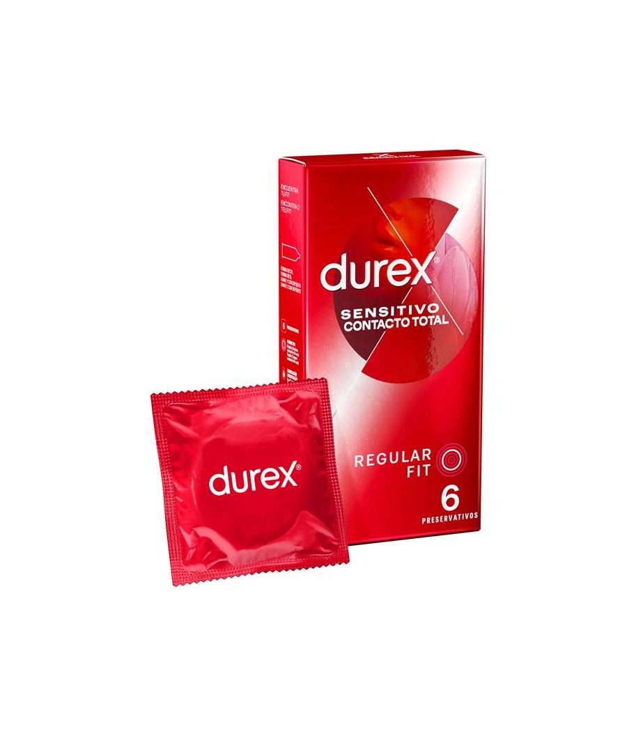 TengoQueProbarlo Preservativos Sensitivo Contacto Total 6ud DUREX  Anticonceptivos y Preservativos Especiales