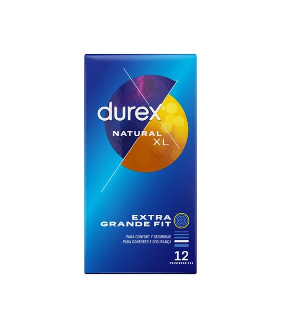 TengoQueProbarlo Preservativos Natural XL 12 unidades DUREX  Anticonceptivos y Preservativos Naturales