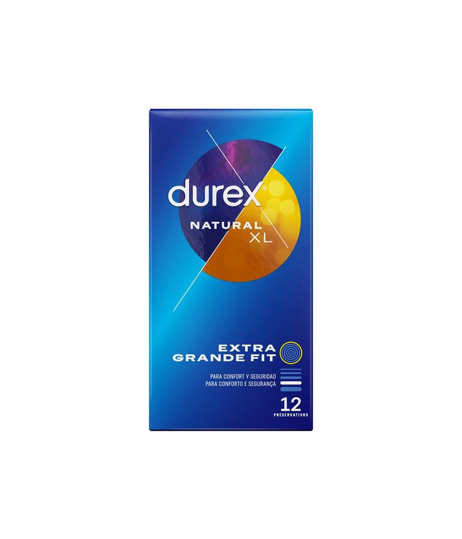 TengoQueProbarlo Preservativos Natural XL 12 unidades DUREX  Anticonceptivos y Preservativos Naturales