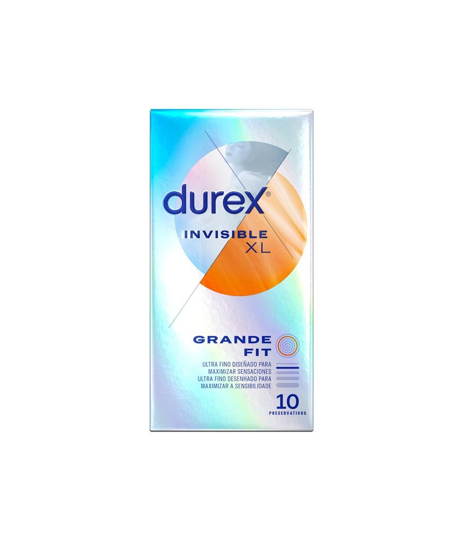 TengoQueProbarlo Preservativos Invisible XL 10ud DUREX  Anticonceptivos y Preservativos Talla XXL