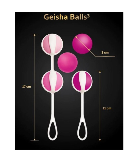 TengoQueProbarlo Set de 5 Geisha Balls3 Sugar Pink GVIBE  Bolas Chinas