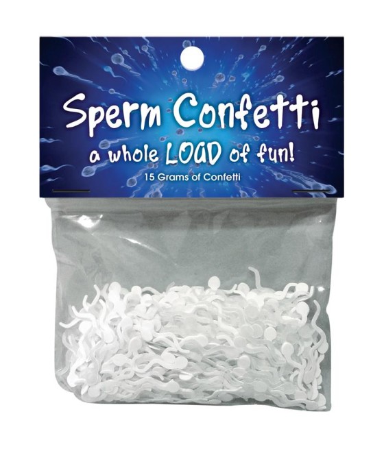 TengoQueProbarlo Confeti con Forma de Espermatozoides 15 gr KHEPER GAMES  Confeti y Pétalos