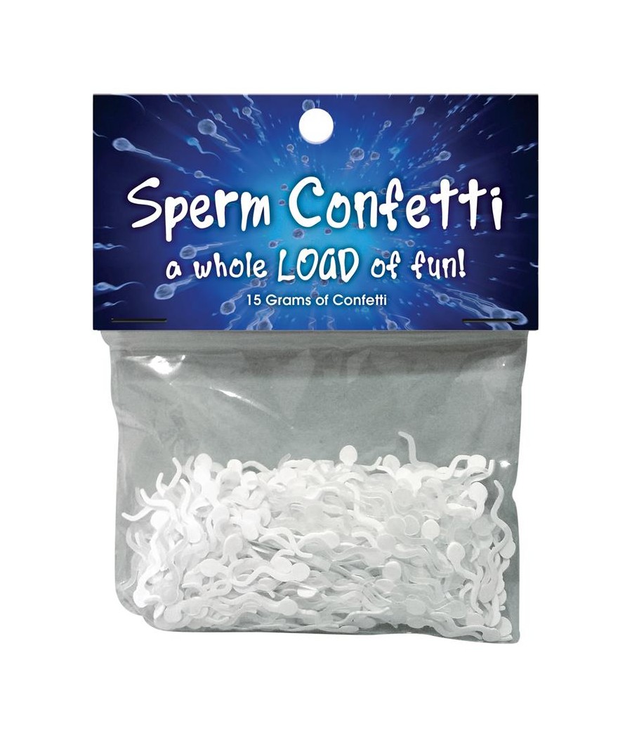 TengoQueProbarlo Confeti con Forma de Espermatozoides 15 gr KHEPER GAMES  Confeti y Pétalos