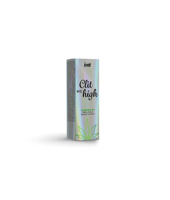 TengoQueProbarlo Estimulador de Cl?toris Clit Me High con Aceite de Cannabis INTT  Estimulador de Clítoris y Succionador