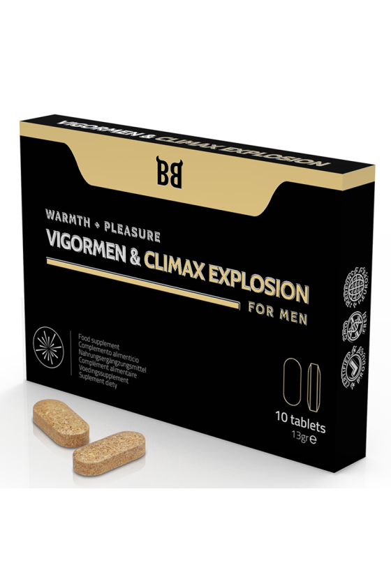 BLACK BULL - VIGORMEN & CLIMAX EXPLOSION MAYOR PLACER PARA HOMBRE 10 C?PSULAS