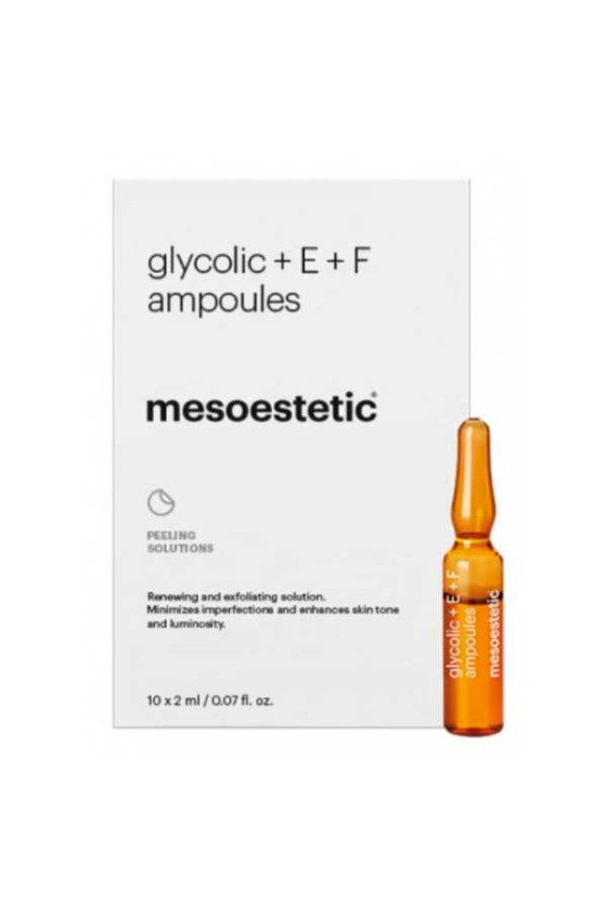 Mesoestetic Glycolic + E + F Ampoules 10 x 2 ml
