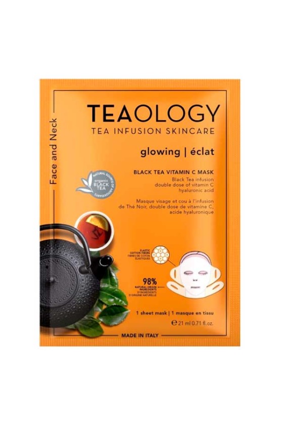 TengoQueProbarlo Teaology Black Tea Vitamin C Mask 21 ml TEAOLOGY  Mascarillas