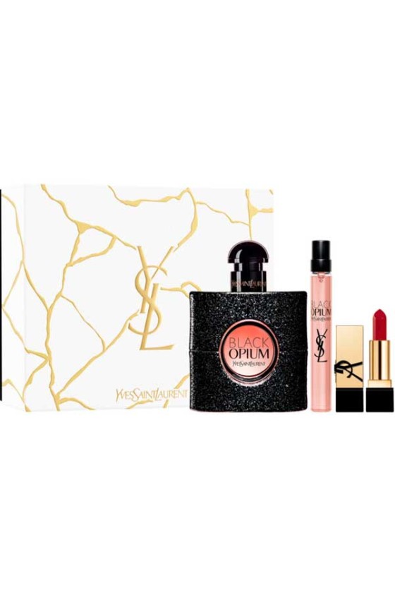 TengoQueProbarlo Estuche Yves Saint Laurent Black Opium Eau de Parfum 90 ml + Regalo YSL  Estuche Perfume Mujer
