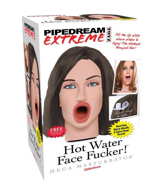 Pipedream Extreme Toyz MAsturbador de Agua Caliente Hot Water Face Fucker! Morena