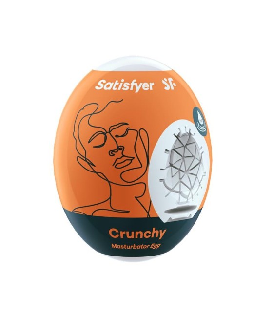 TengoQueProbarlo Huevo Masturbador Unidad Crunchy Hydro-Active SATISFYER  Huevos Masturbadores