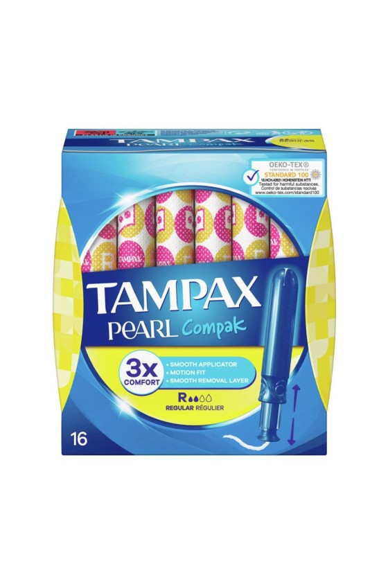 TengoQueProbarlo TAMPAX PEARL COMPAK COMPRESA REGULAR PACK 75ML TAMPAX  Tampones Menstruales