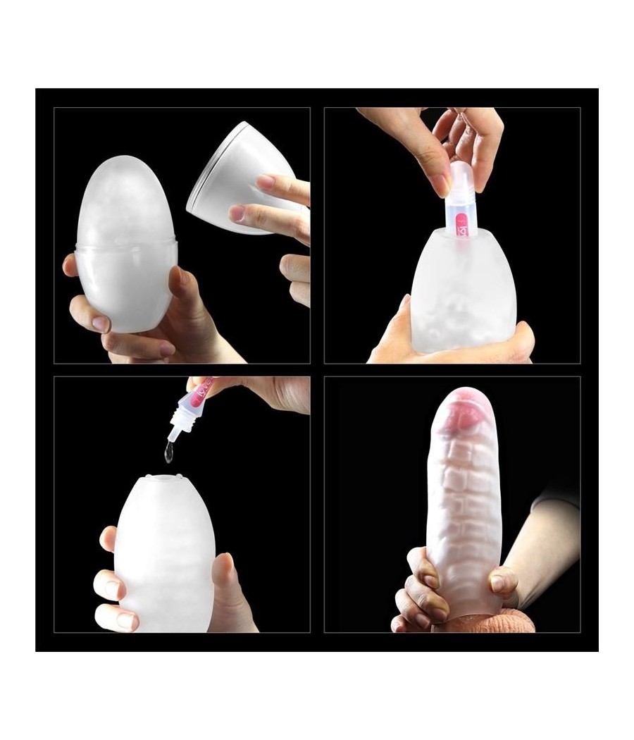 TengoQueProbarlo Masturbador Masculino Giant Egg Ripples Edition Púrpura LOVETOY  Vaginas y Anos en Lata