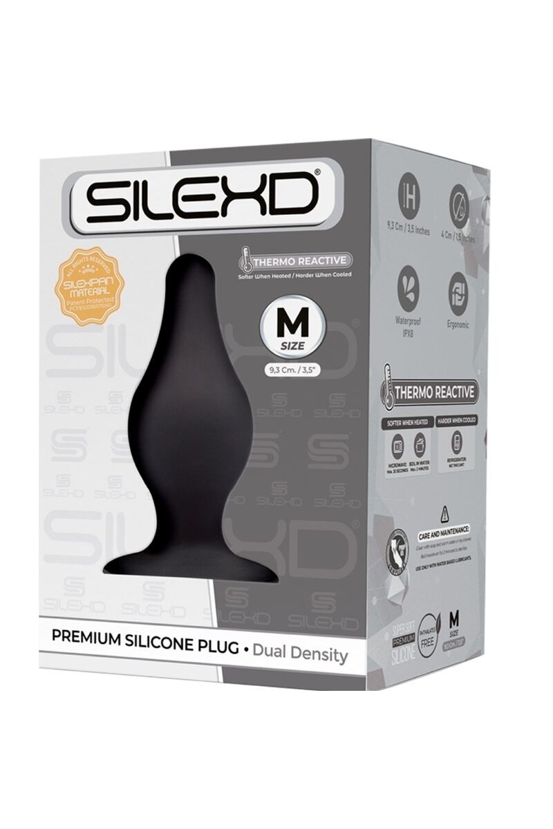 TengoQueProbarlo SILEXD - MODELO 2 PLUG ANAL SILICONA PREMIUM SILEXPAN PREMIUM TERMORREACTIVO TALLA M SILEXD  Plugs Eróticos