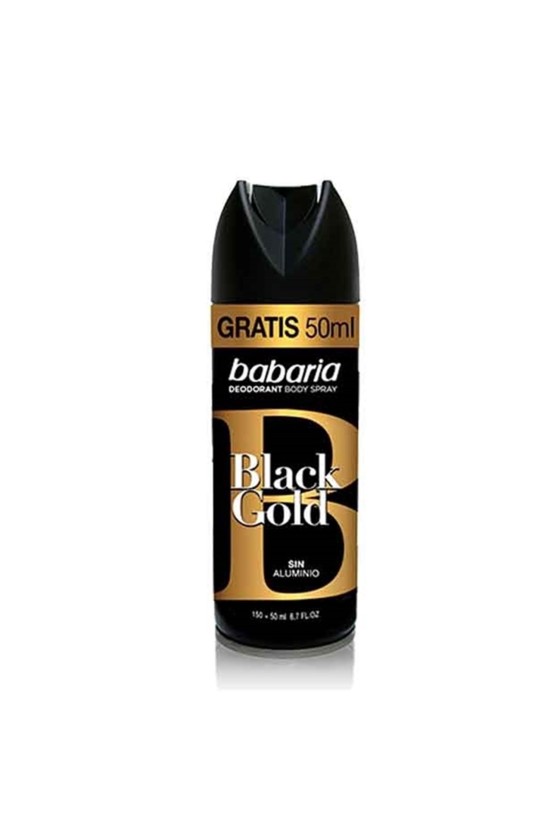 TengoQueProbarlo BABARIA BLACK GOLD DESODORANTE +50 ML GRATIS 200ML BABARIA  Desodorante