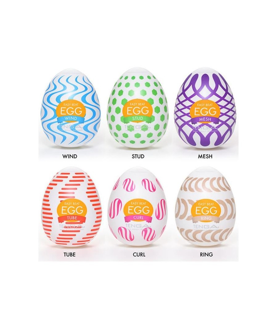 TengoQueProbarlo Pack de 6 Huevos Tenga Egg Wonder Package TENGA  Huevos Masturbadores