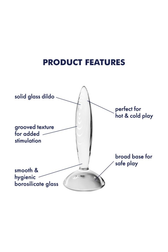 TengoQueProbarlo Plug Anal Sparkling Crystal Hot and Cold Transparente SATISFYER  Plugs Eróticos