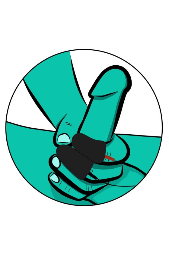 TengoQueProbarlo Explorer Fundas para Dedos Silicona Noir ELECTRASTIM  Extensiones para el Pene