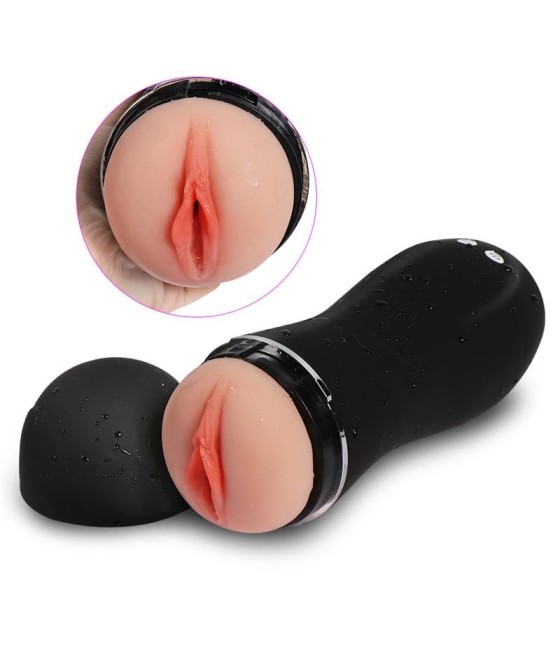 TengoQueProbarlo Masturabdor con Vibrador USB Tiny Man SHEQU  Vaginas y Anos en Lata