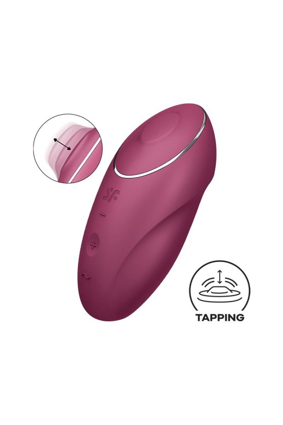 Tap and Climax 1 Vibrador y Tapping Rojo