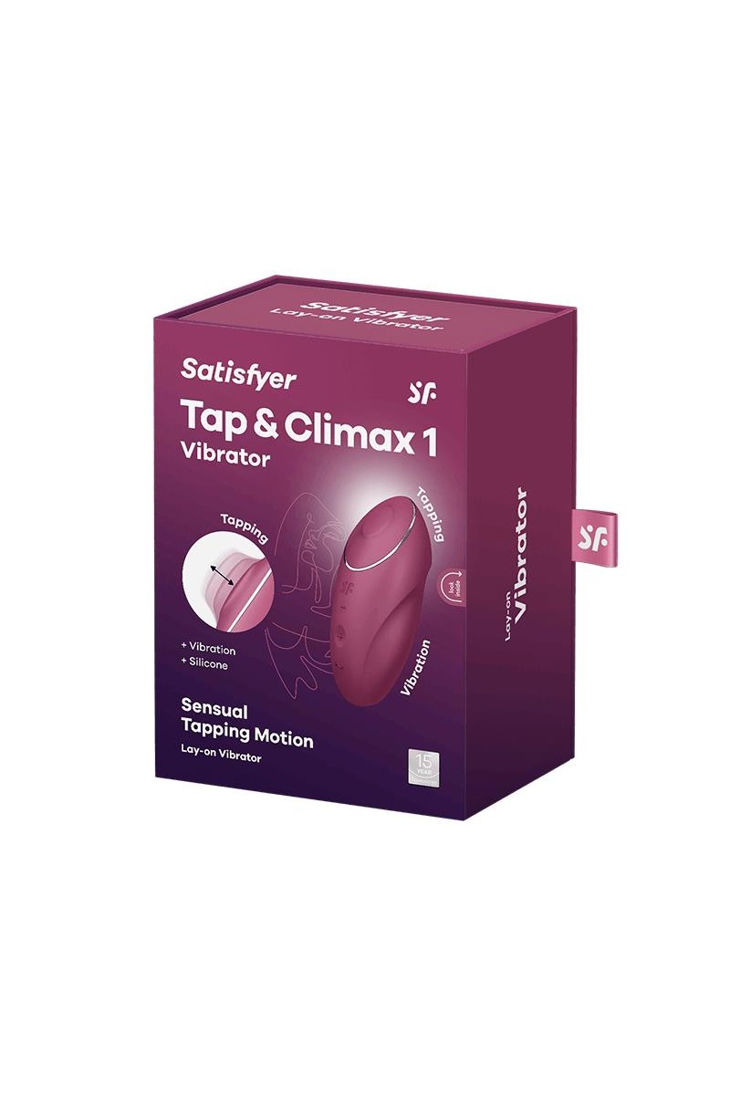 TengoQueProbarlo Tap and Climax 1 Vibrador y Tapping Rojo SATISFYER  Estimular el Punto G