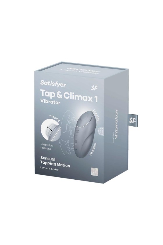 TengoQueProbarlo Tap and Climax 1 Vibrador y Tapping Gris SATISFYER  Estimular el Punto G