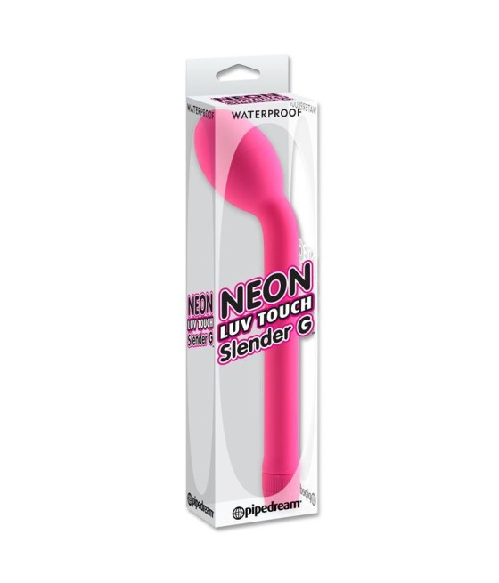 TengoQueProbarlo Neon Vibrador Luv Touch Slender Punto G Rosa NEON  Estimular el Punto G