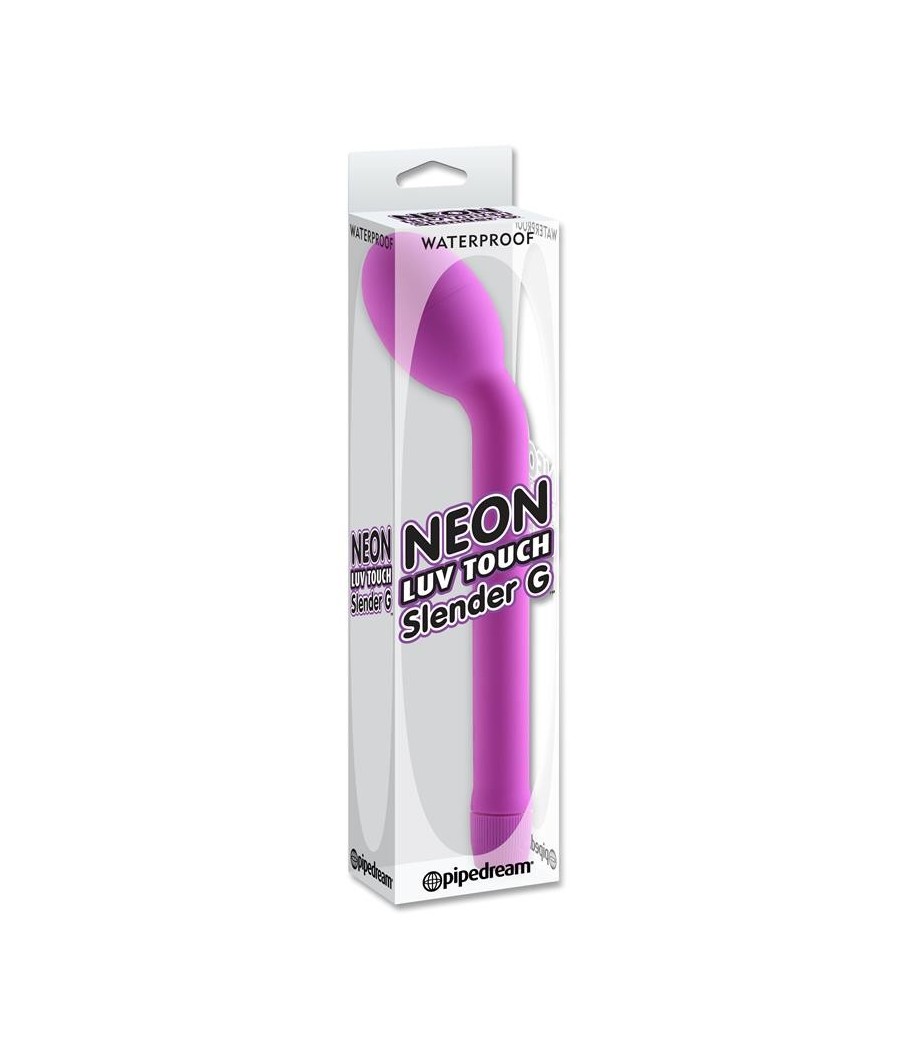 TengoQueProbarlo Neon Vibrador Luv Touch Slender Punto G P?rpura NEON  Estimular el Punto G
