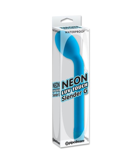 TengoQueProbarlo Neon Vibrador Luv Touch Slender Punto G Azul NEON  Estimular el Punto G