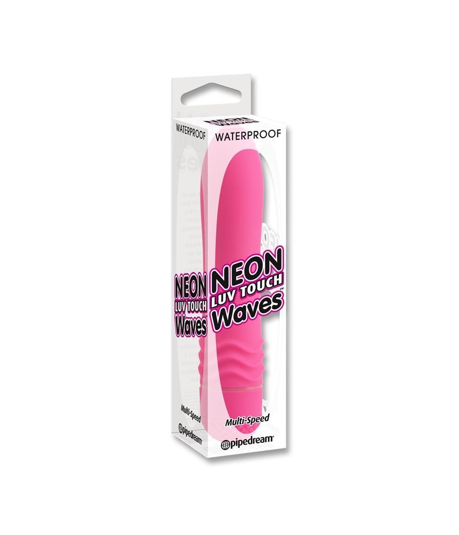 TengoQueProbarlo Neon?Vibrador Luv Touch Waves Rosa NEON  Vibradores para Mujer