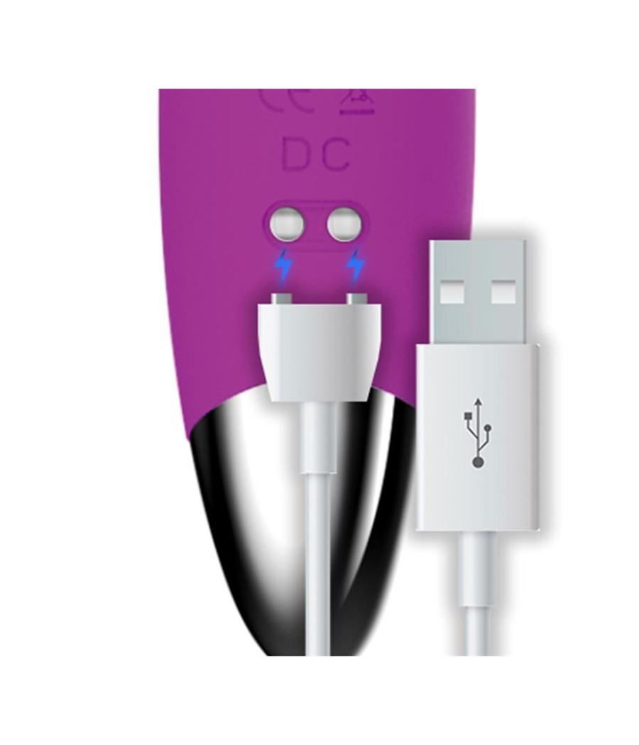 TengoQueProbarlo No. Ten Vibrador Hiper-Flexible Punto-G USB Magn?tico Silicona ACTION  Vibradores para Mujer