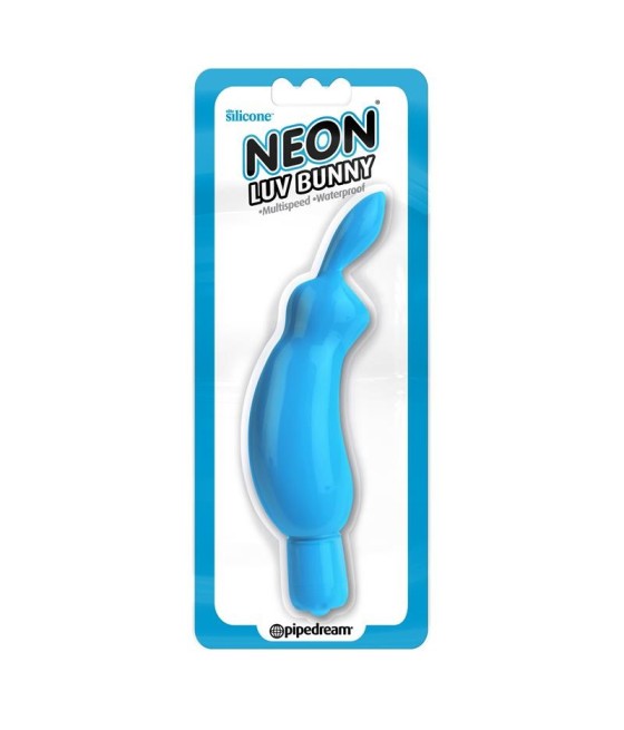 TengoQueProbarlo Neon Mini Vibrador Luv Bunny Azul NEON  Vibradores para Mujer