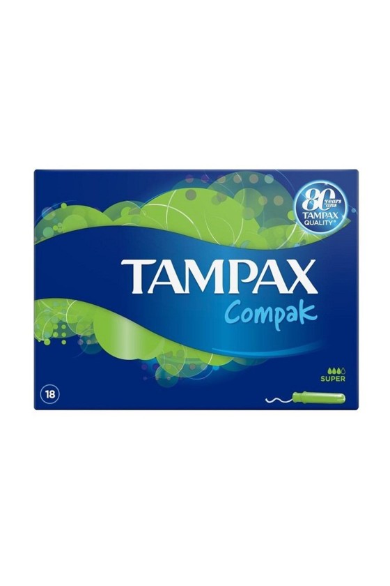 TengoQueProbarlo TAMPAX COMPAK COMPRESAS SUPER ABSORCION PACK 18UN TAMPAX  Tampones Menstruales
