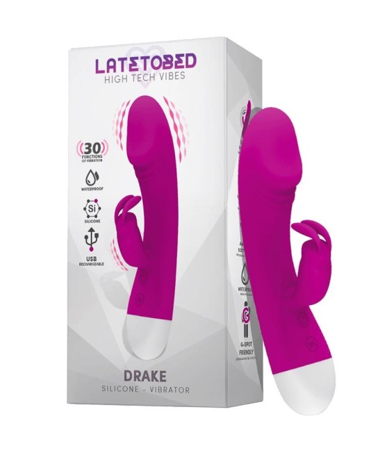 TengoQueProbarlo Drake Vibrador Impermeable Silicona LATETOBED  Vibradores para Mujer