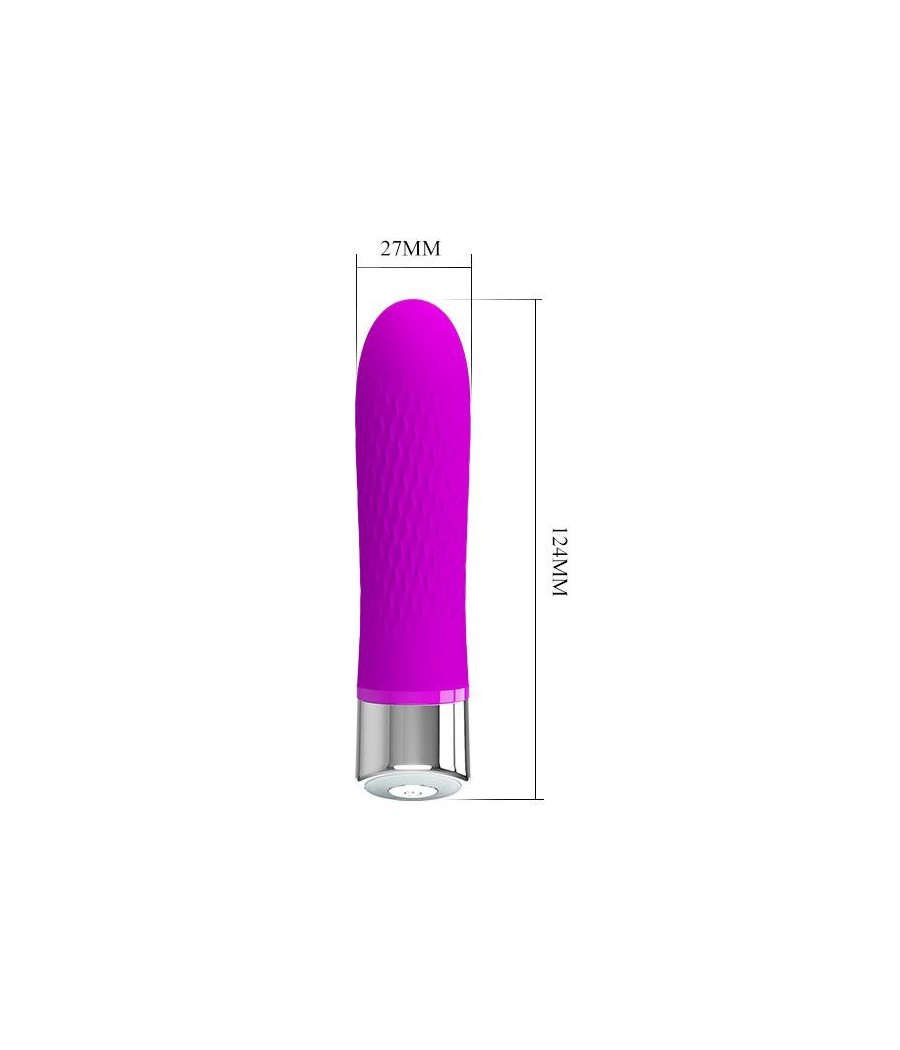 TengoQueProbarlo Vibrador Sebastian Silicona Purpura PRETTYLOVE  Vibradores para Mujer