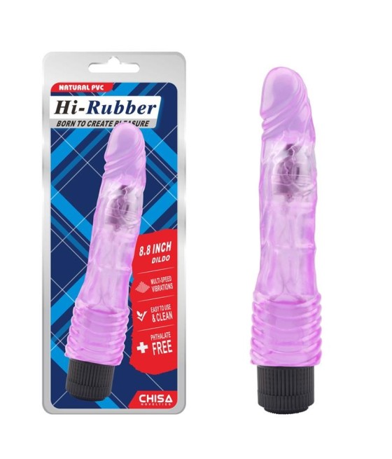 TengoQueProbarlo Vibrador Hi-Rubber 22.3 x 4.3 cm P?rpura CHISA  Vibradores para Mujer