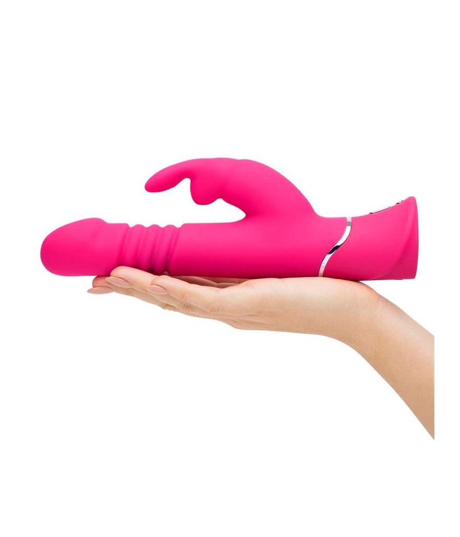 TengoQueProbarlo Vibrador Thrusting Realistic USB Rosa HAPPY RABBIT  Vibradores para Mujer