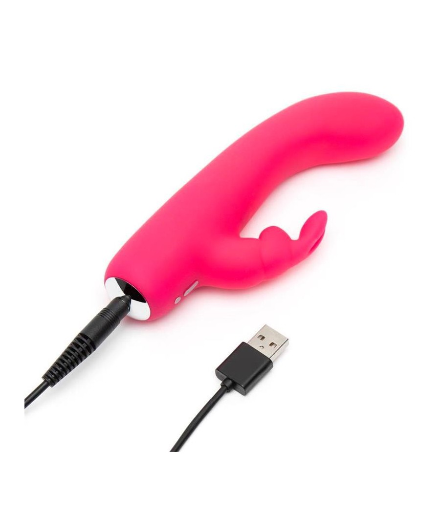 TengoQueProbarlo Mini Vibrador Recargable USB Rosa HAPPY RABBIT  Vibradores para Mujer