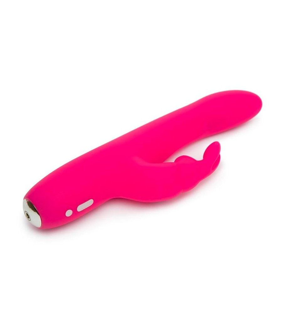 TengoQueProbarlo Vibrador Slimline Curve USB Rosa HAPPY RABBIT  Vibradores para Mujer