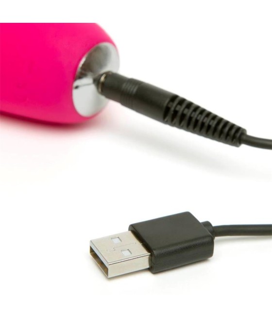 TengoQueProbarlo Vibrador Slimline Curve USB Rosa HAPPY RABBIT  Vibradores para Mujer