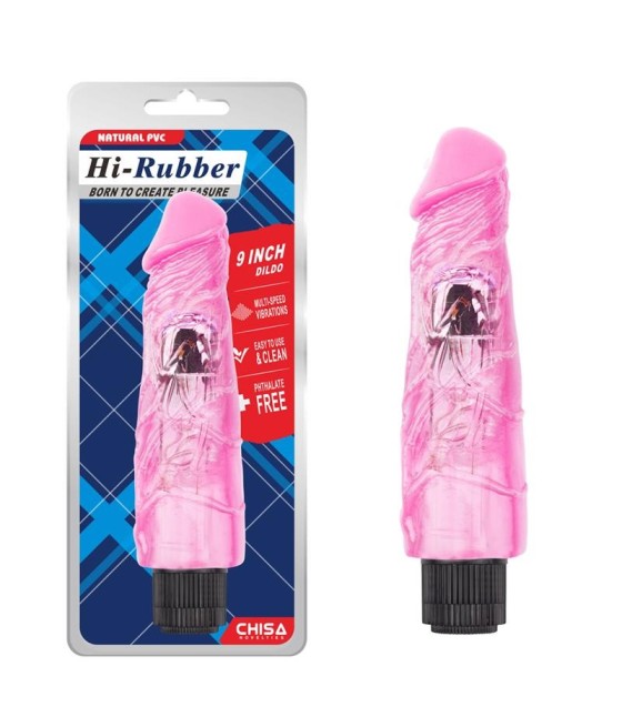 TengoQueProbarlo Vibrador Hi-Rubber 9 Rosa CHISA  Vibradores para Mujer