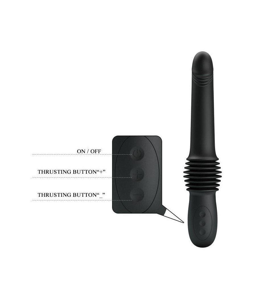 TengoQueProbarlo Pazuzu Vibrador con Thrusting USB Silicona PRETTYLOVE  Vibradores para Mujer