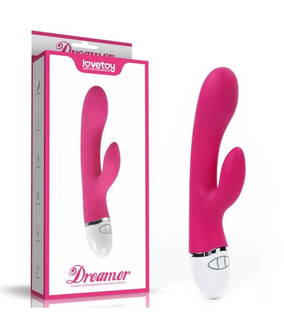 TengoQueProbarlo Vibrador Dreamer USB Rose Red LOVETOY  Vibradores para Mujer